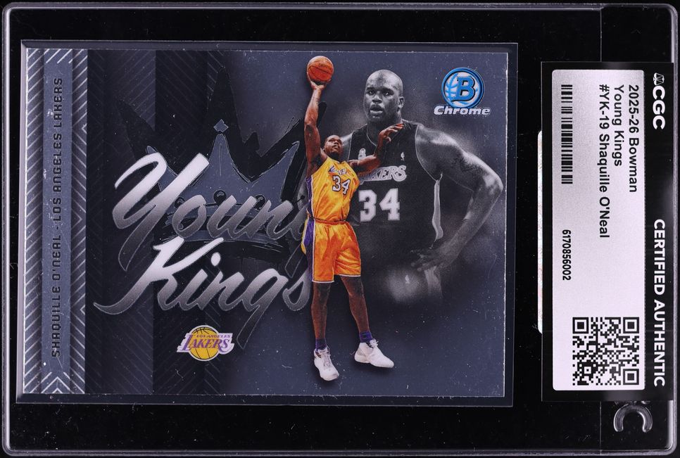 2025 Bowman Chrome Young Kings Shaquille O'Neal #YK-19 CGC AUTH