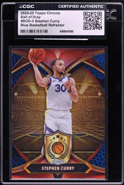 2009 Topps Chrome Refractor Stephen Curry ROOKIE /500 #101 PSA 10