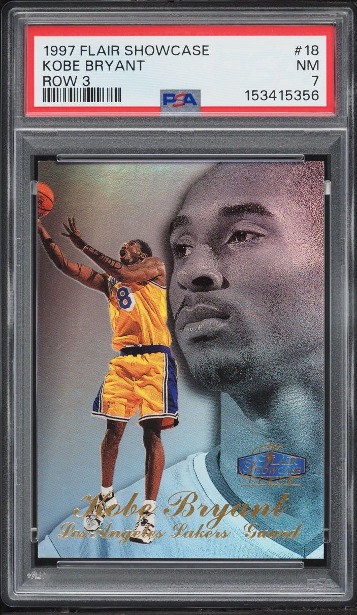 1997 Flair Showcase Row 3 Kobe Bryant #18 PSA 7 NRMT