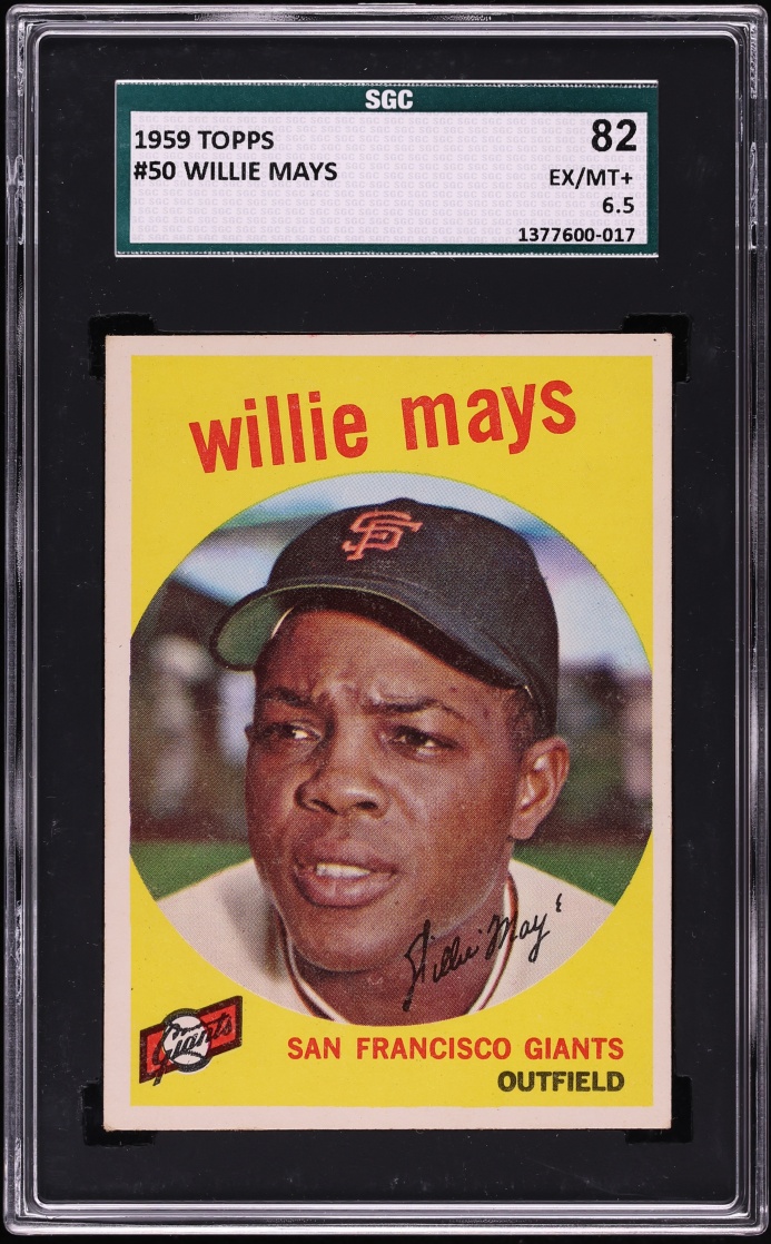 1959 Topps Willie Mays #50 SGC 6.5 EXMT+