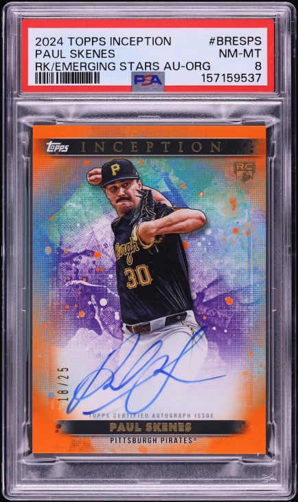 2024 Topps Transcendent Collection Paul Skenes ROOKIE MLB LOGOMAN 