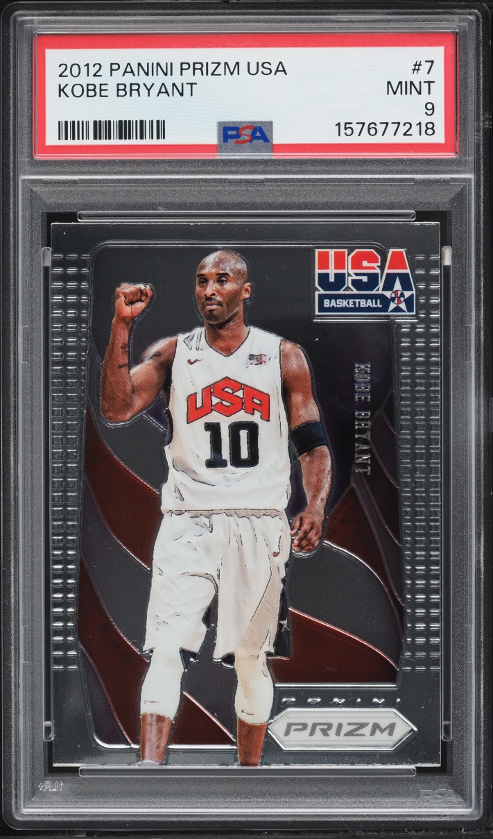 2012 Panini Prizm USA Kobe Bryant #7 PSA 9 MINT