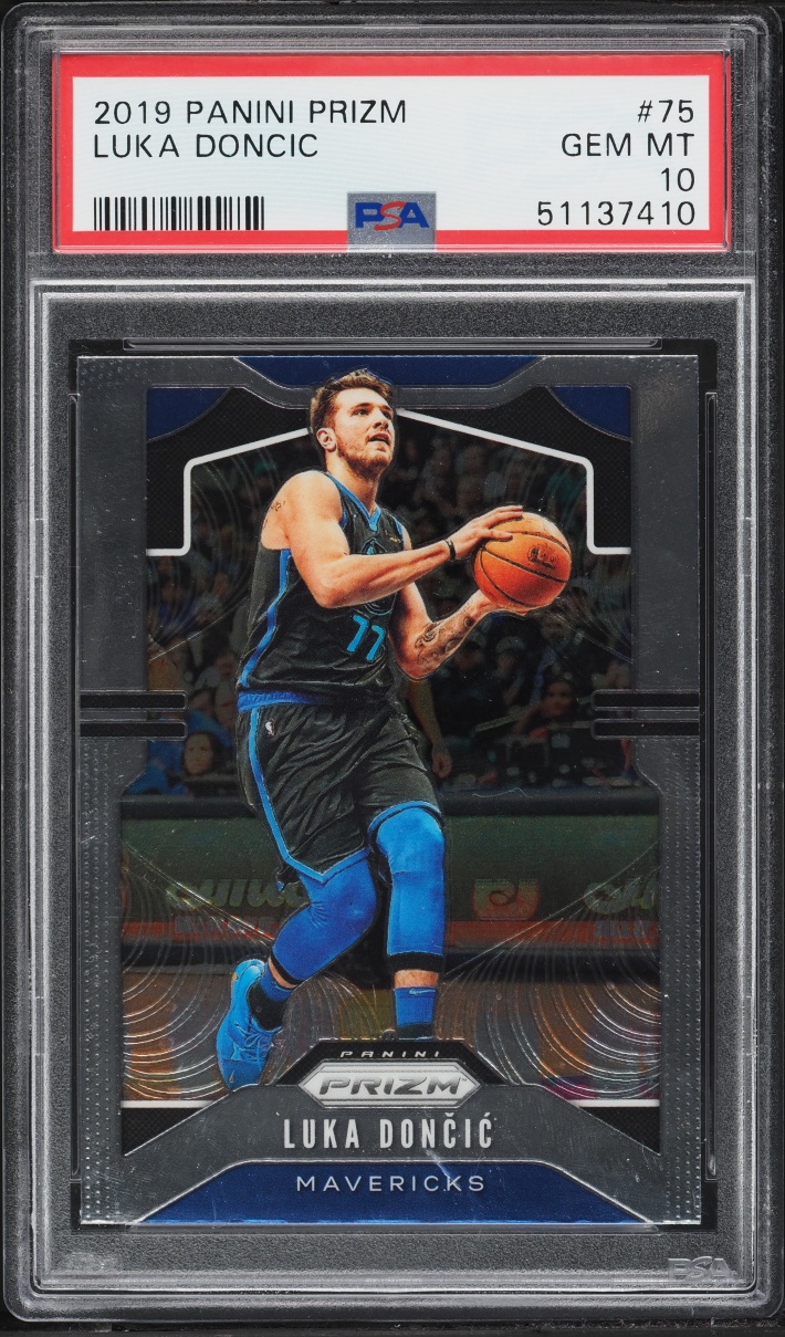 2019 Panini Prizm Luka Doncic #75 PSA 10 GEM MINT