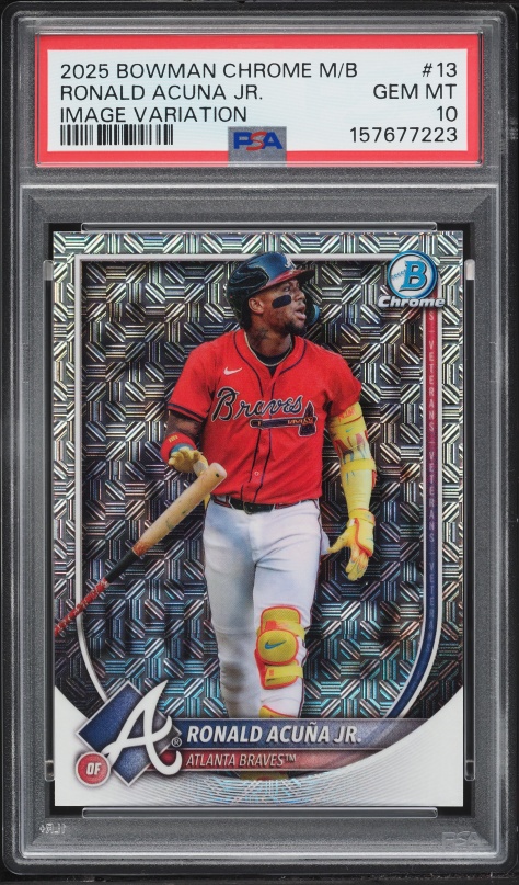 2025 Topps Chrome Logofractor Fortune 15 Gold Refractor Ronald 