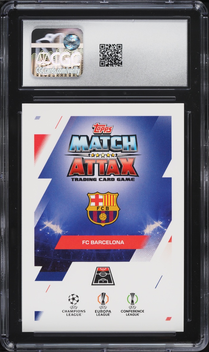 2025 Topps Match Attax UEFA CC Lamine Yamal #448 CGC 9 MINT