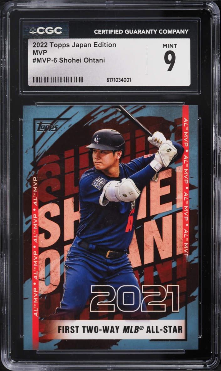 2022 Topps Japan Edition MVP Shohei Ohtani #MVP-6 CGC 9 MINT