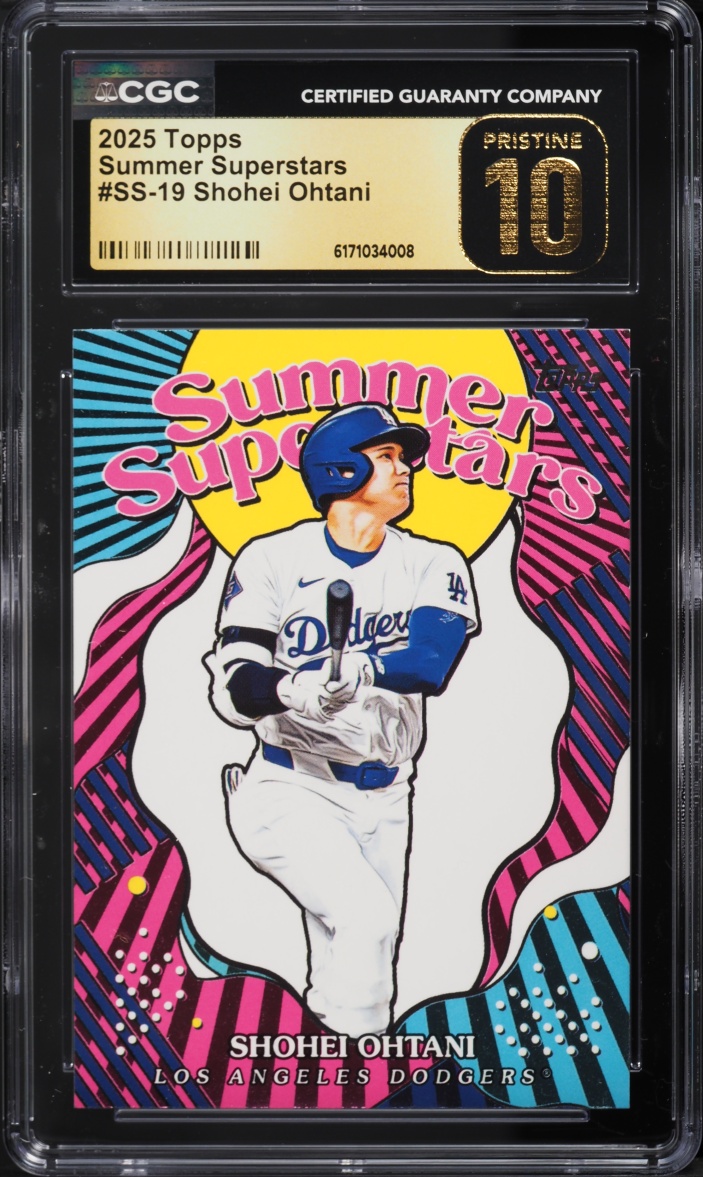 2025 Topps Summer Superstars Shohei Ohtani #SS-19 CGC 10 PRISTINE