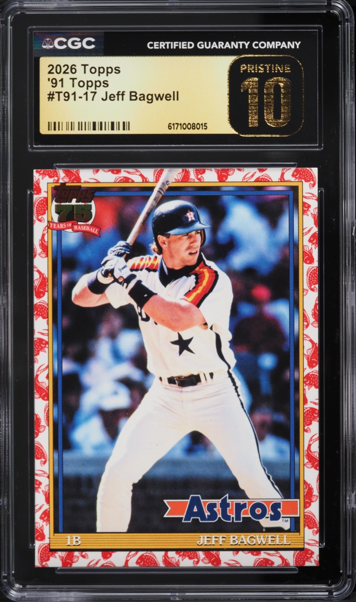 2026 Topps '91 Koi Fish Jeff Bagwell #T91-17 CGC 10 PRISTINE