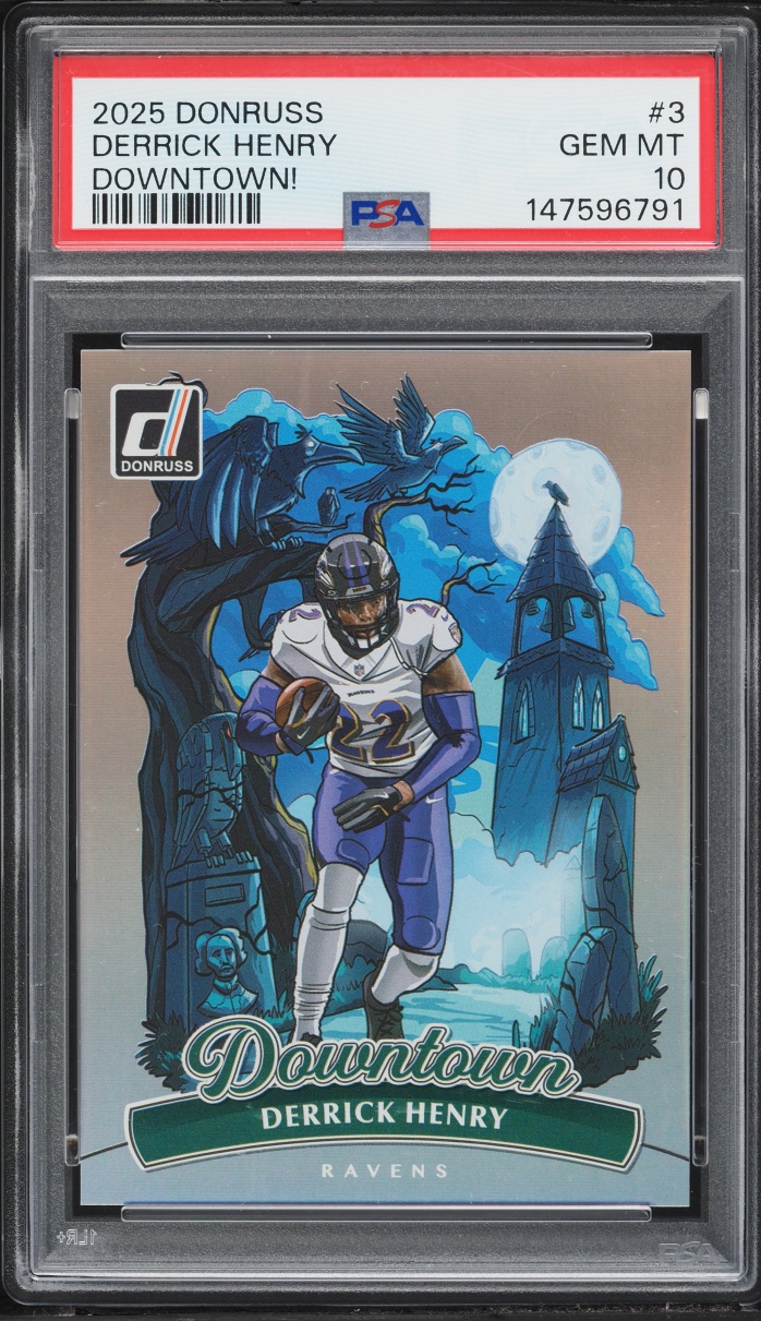 2025 Donruss Downtown Derrick Henry #3 PSA 10 GEM MINT