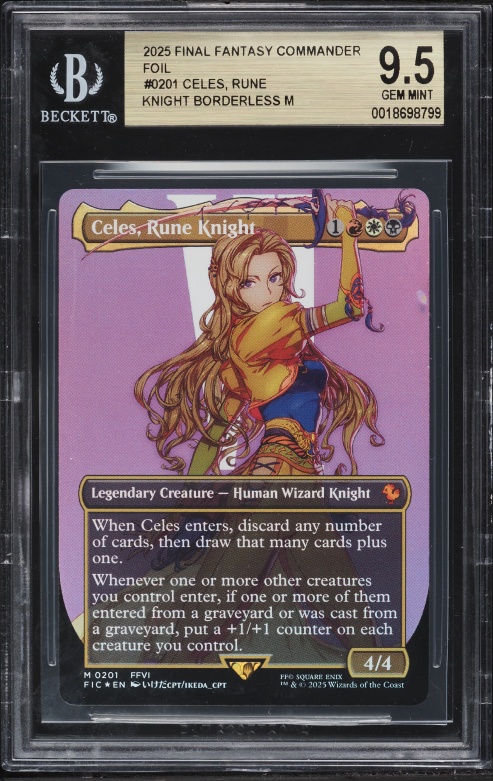 celes mtg card Anime Rune Knight Sleeves 102 Pack Compatible with & TCGs Perfect for Rune Knight & Final Fantasy Commander Decks Premium Card Game Sleeves for Magic Whenever one or more other creatures you control enter Celes, Rune Knight Magic the