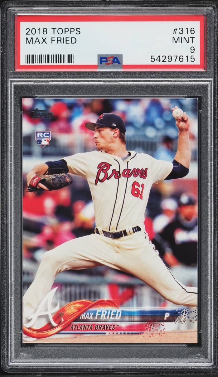 2018 Topps Max Fried ROOKIE #316 PSA 9 MINT