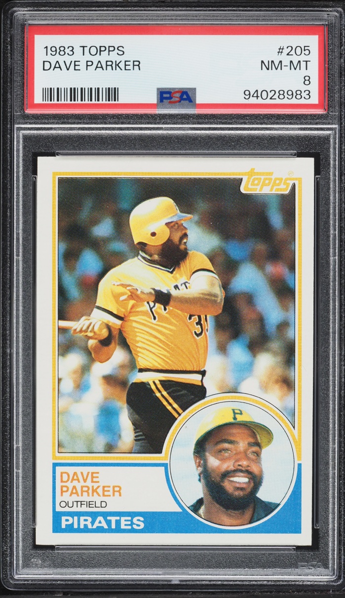 1983 Topps Dave Parker #205 PSA 8 NM-MT