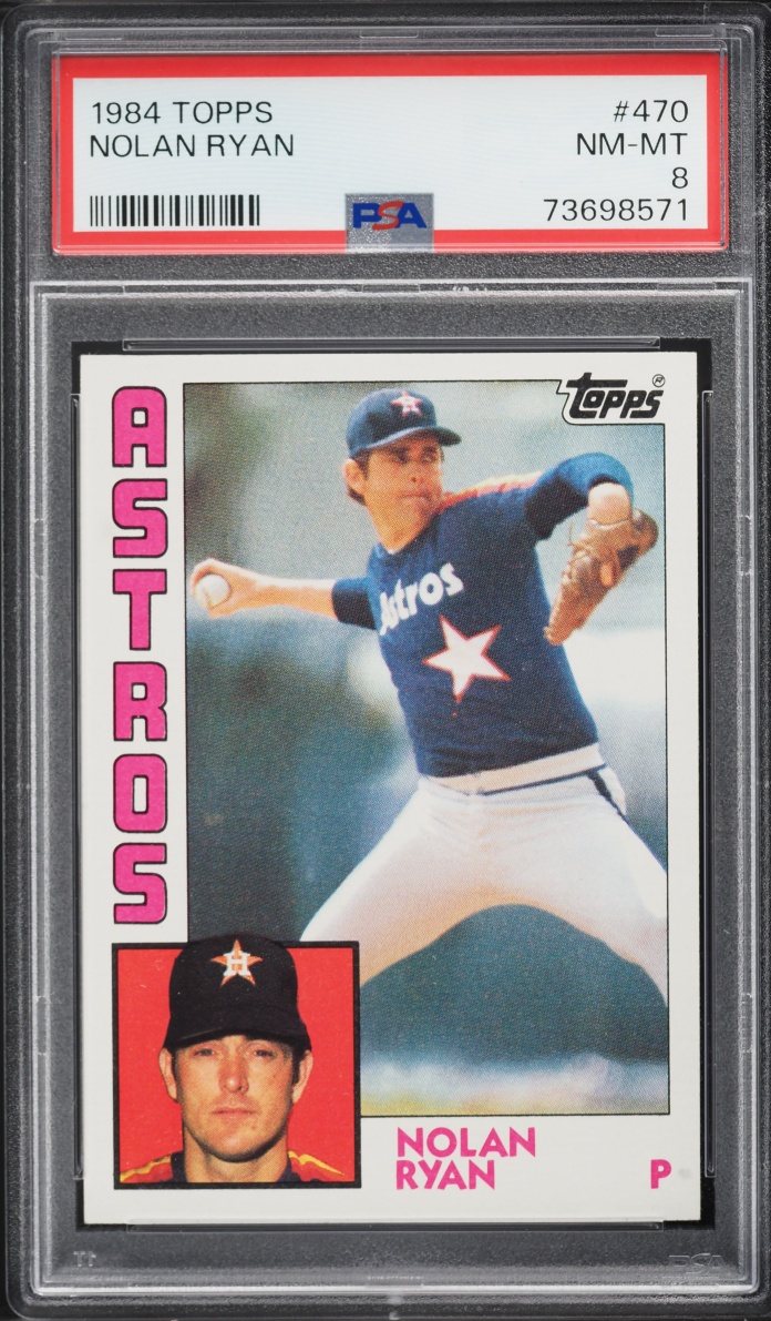 1984 Topps Nolan Ryan #470 PSA 8 NM-MT