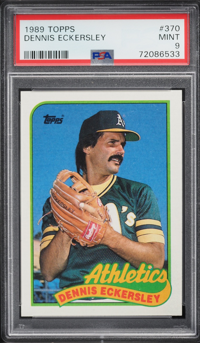 1989 Topps Dennis Eckersley #370 PSA 9 MINT