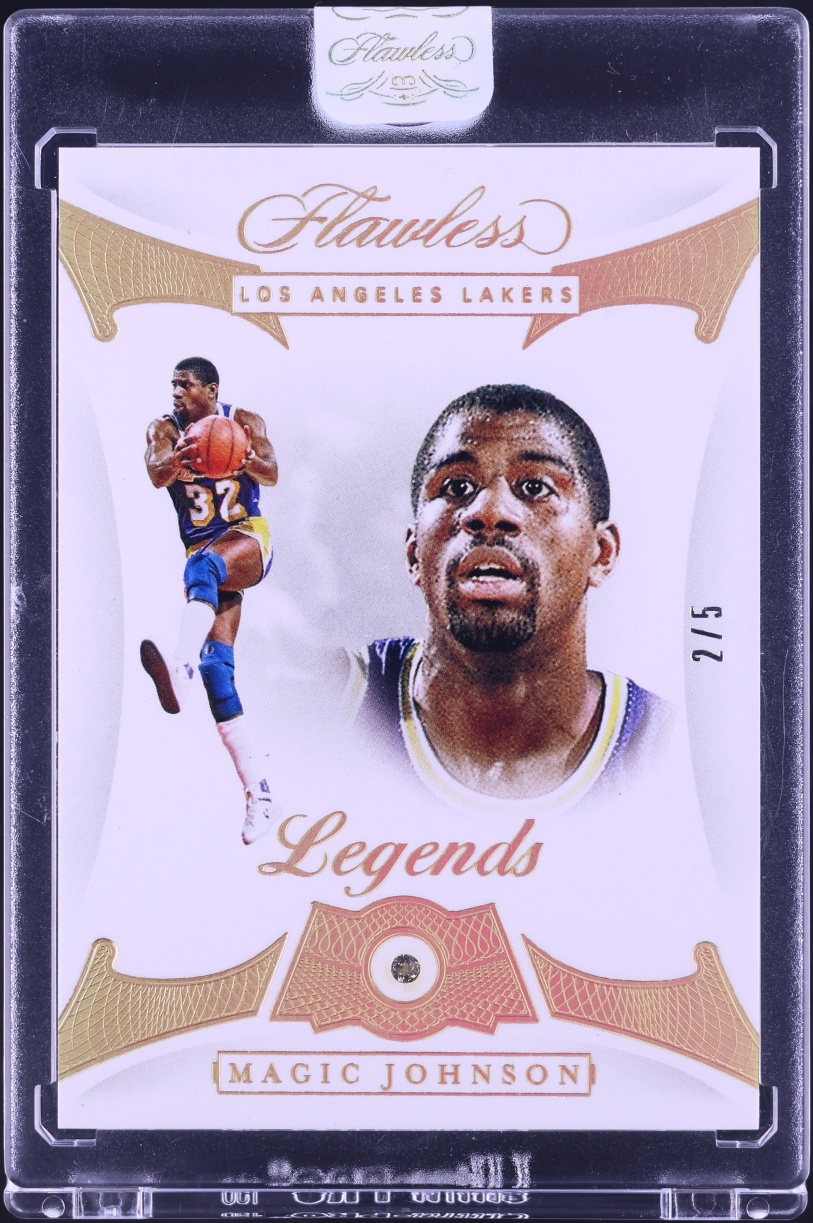 2019 Panini Flawless Legends Diamond Gems Magic Johnson /5 #112