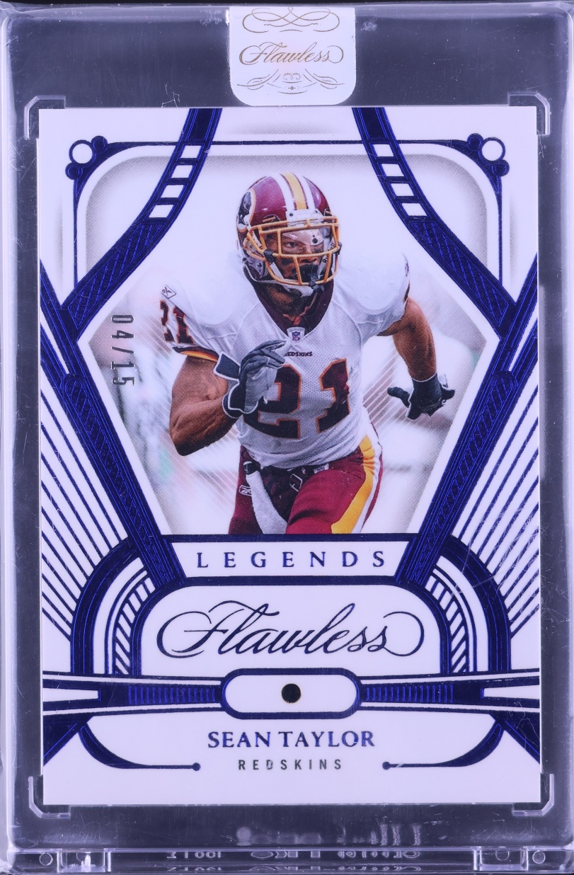 2024 Panini Flawless Sapphire Sean Taylor /15 #89 CGC AUTH