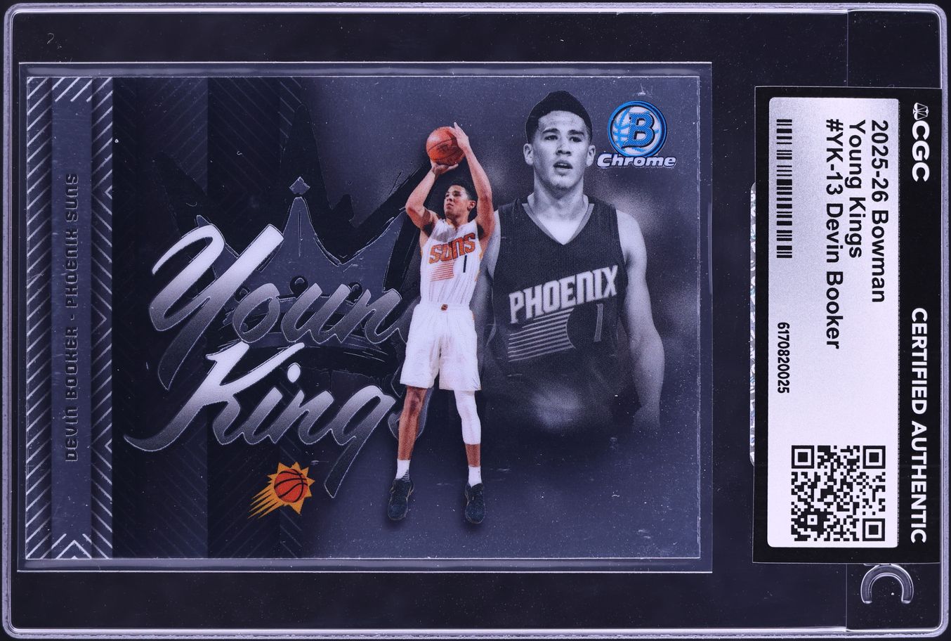 2025 Bowman Chrome Young Kings Devin Booker #YK-13 CGC AUTH