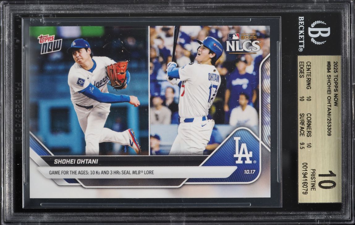 2025 Topps Now Shohei Ohtani #884 BGS 10 PRISTINE