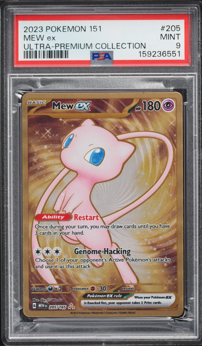 2023 Pokemon Scarlet & Violet 151 Ultra Premium Collection Full Art Mew Ex #205 PSA 9 MINT