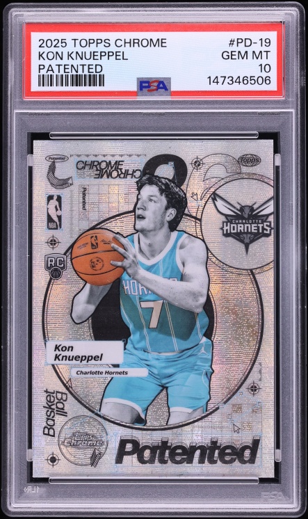 2025 Topps Chrome Patented Kon Knueppel ROOKIE #PD-19 PSA 10 GEM MINT