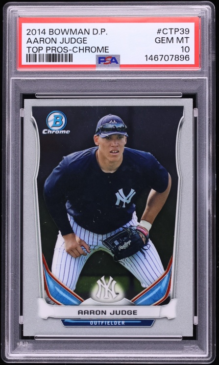 2014 Bowman Chrome Draft Picks Top Aaron Judge PROSPECT #CTP-39 PSA 10 GEM MINT