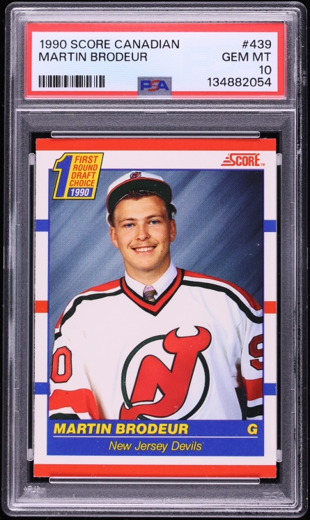 1990 Score Canadian Martin Brodeur ROOKIE #439 PSA 10 GEM MINT