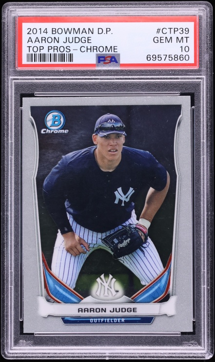 2014 Bowman Chrome Draft Picks Top Aaron Judge PROSPECT #CTP-39 PSA 10 GEM MINT