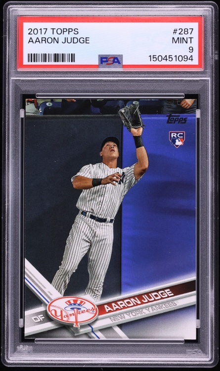 2017 Topps Aaron Judge ROOKIE #287 PSA 9 MINT