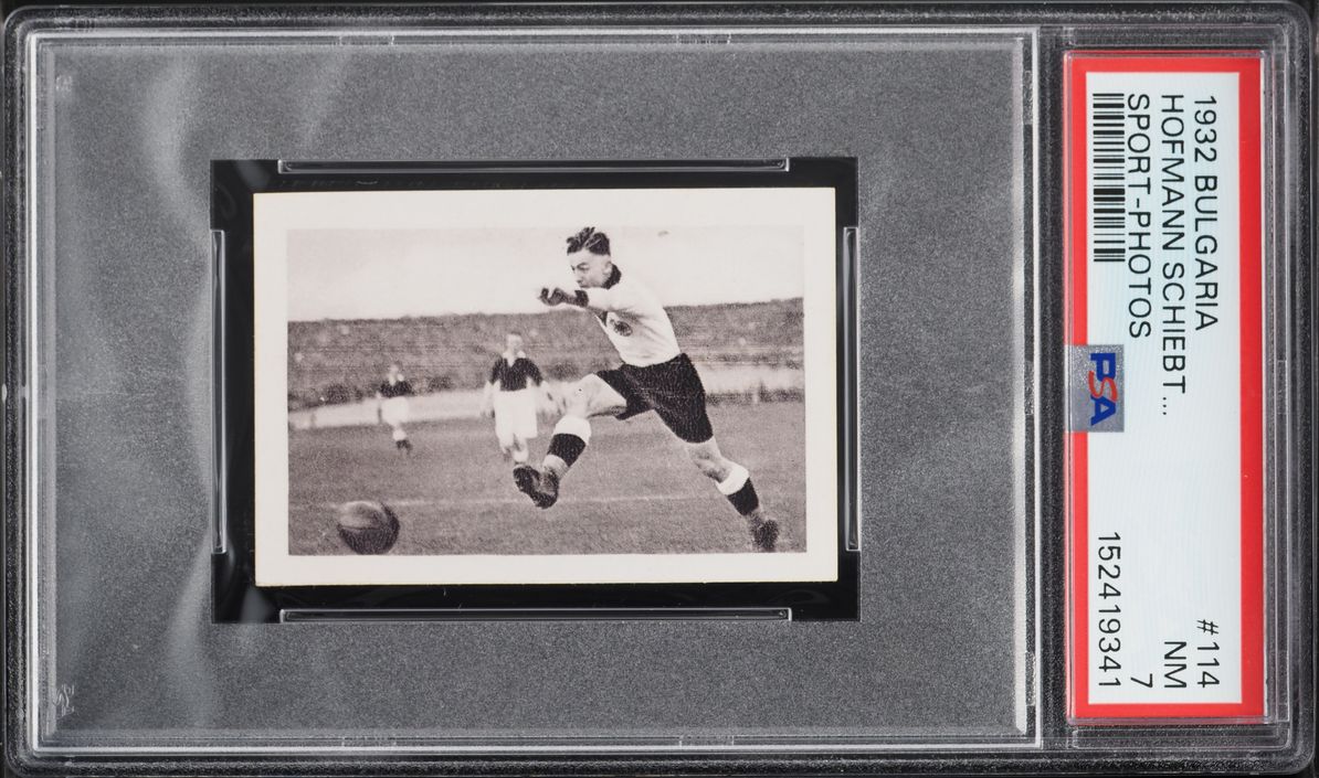 1932 Bulgaria Sport Photos Hofmann Schiebt #114 PSA 7 NRMT