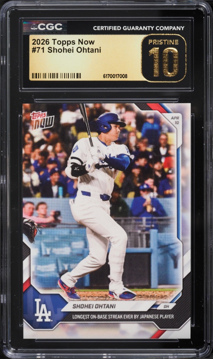 2026 Topps Now Shohei Ohtani #71 CGC 10 PRISTINE