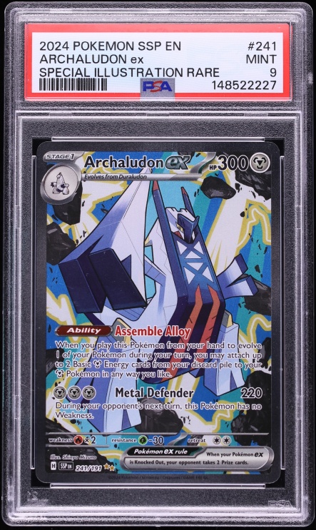 2024 Pokemon Scarlet & Violet Surging Sparks SIR Archaludon ex #241 PSA 9 MINT