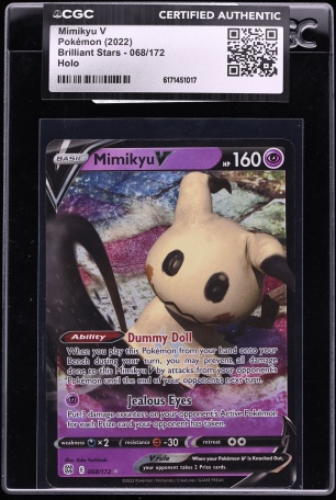 mimikyu v pokemon card  Japan Pop Mart [Fighting] The Cards Of Pokmon TCG: