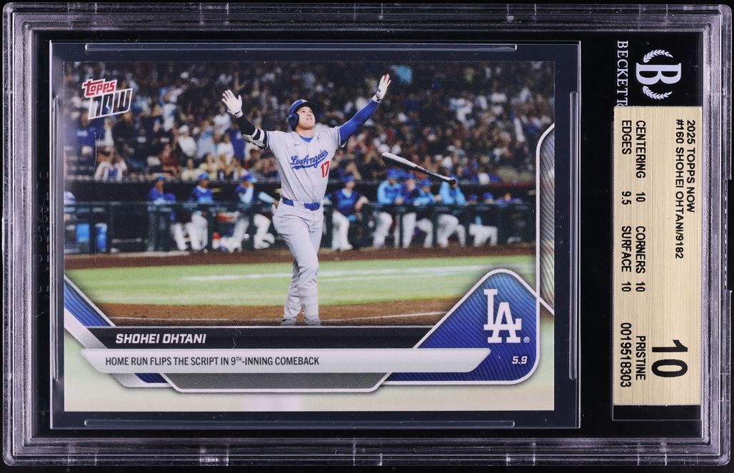 2025 Topps Now Shohei Ohtani #160 BGS 10 PRISTINE