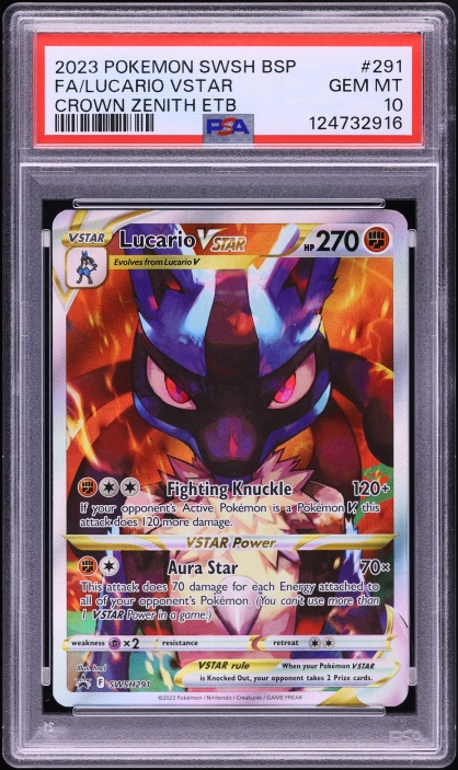 2022 Pokemon Japanese SWSH VSTAR Universe Lucario VSTAR #226 PSA
