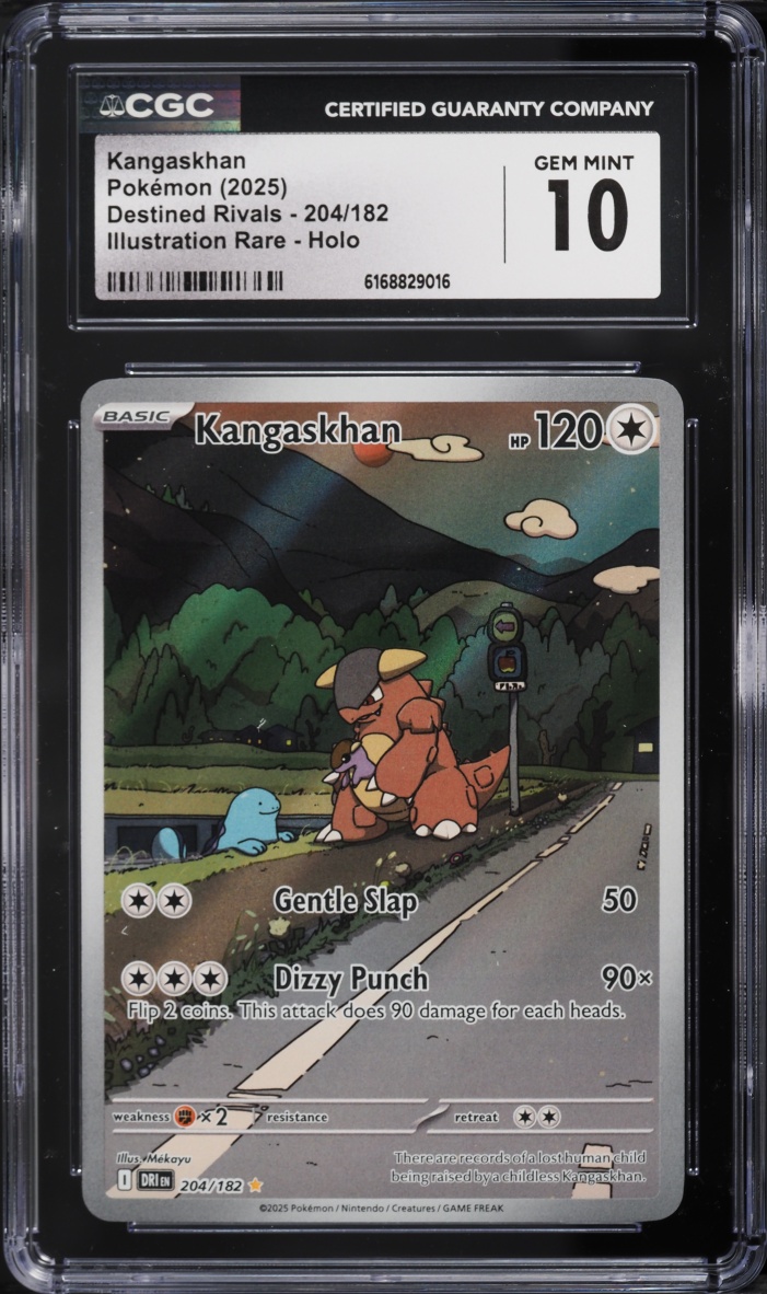 2025 Pokemon Scarlet & Violet Destined Rivals IR Kangaskhan #204 CGC 10 GEM MINT