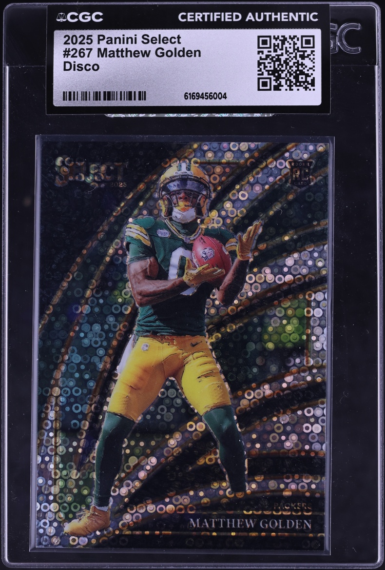 2025 Select Disco Matthew Golden ROOKIE #267 CGC AUTH