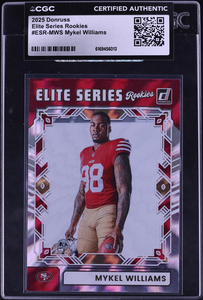 2025 Donruss Elite Series Mykel Williams ROOKIE #ESR-MWS CGC AUTH