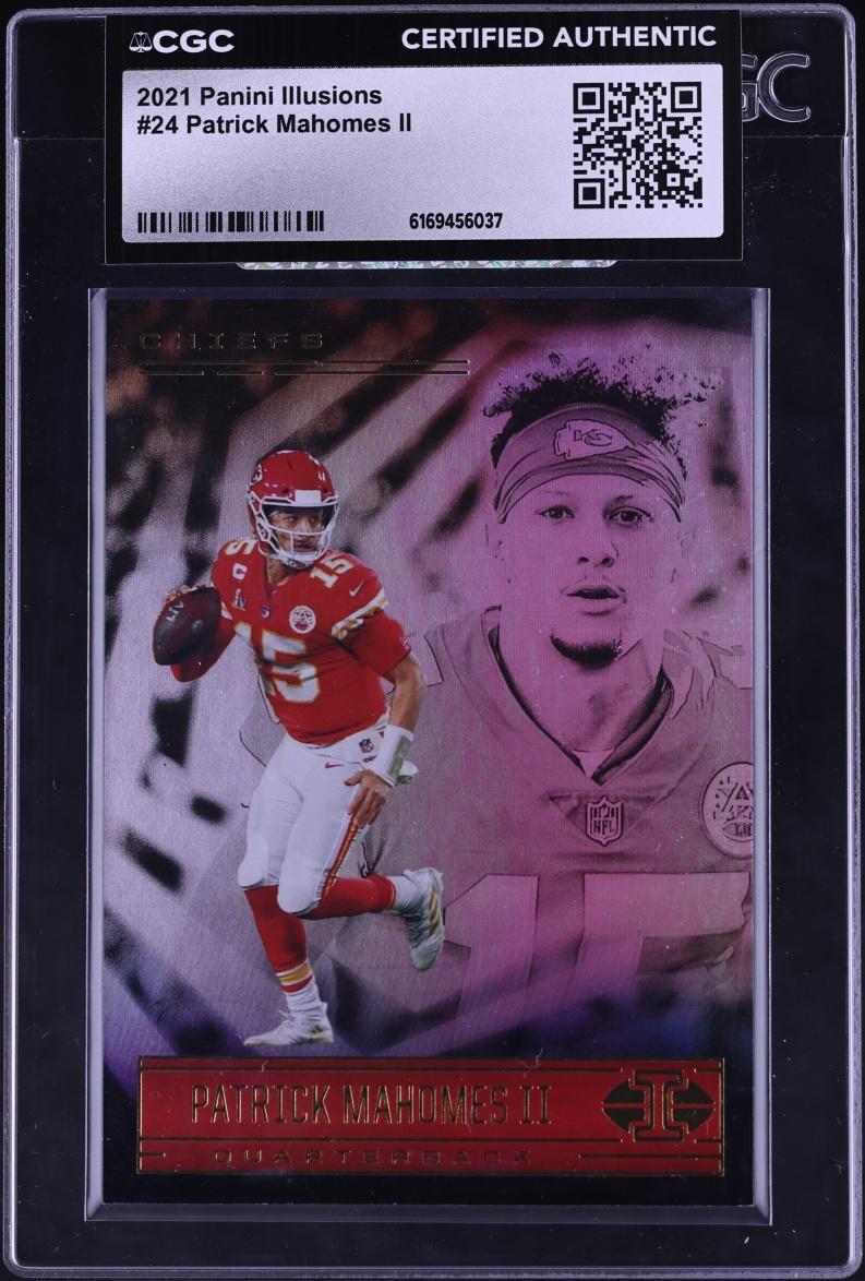 2021 Panini Illusions Patrick Mahomes II #24 CGC AUTH
