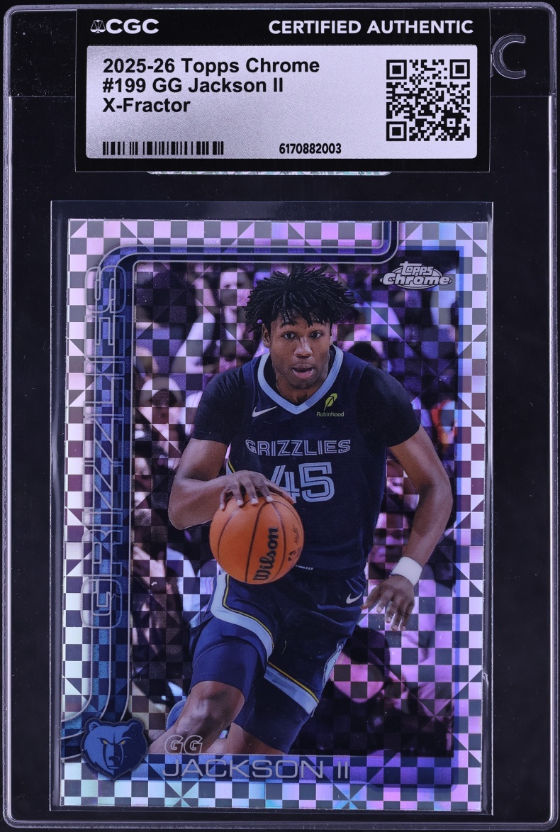 2025 Topps Chrome Xfractor GG Jackson II #199 CGC AUTH