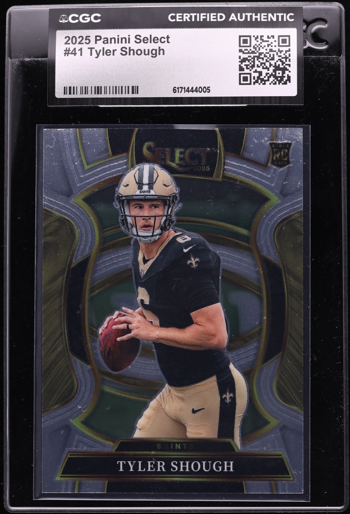 2025 Select Concourse Tyler Shough ROOKIE #41 CGC AUTH