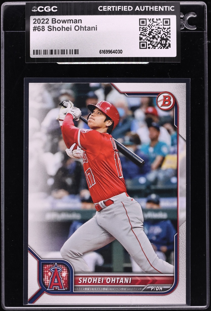 2022 Bowman Shohei Ohtani #68 CGC AUTH