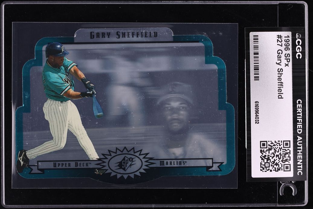 1996 SPx Gary Sheffield #27 CGC AUTH