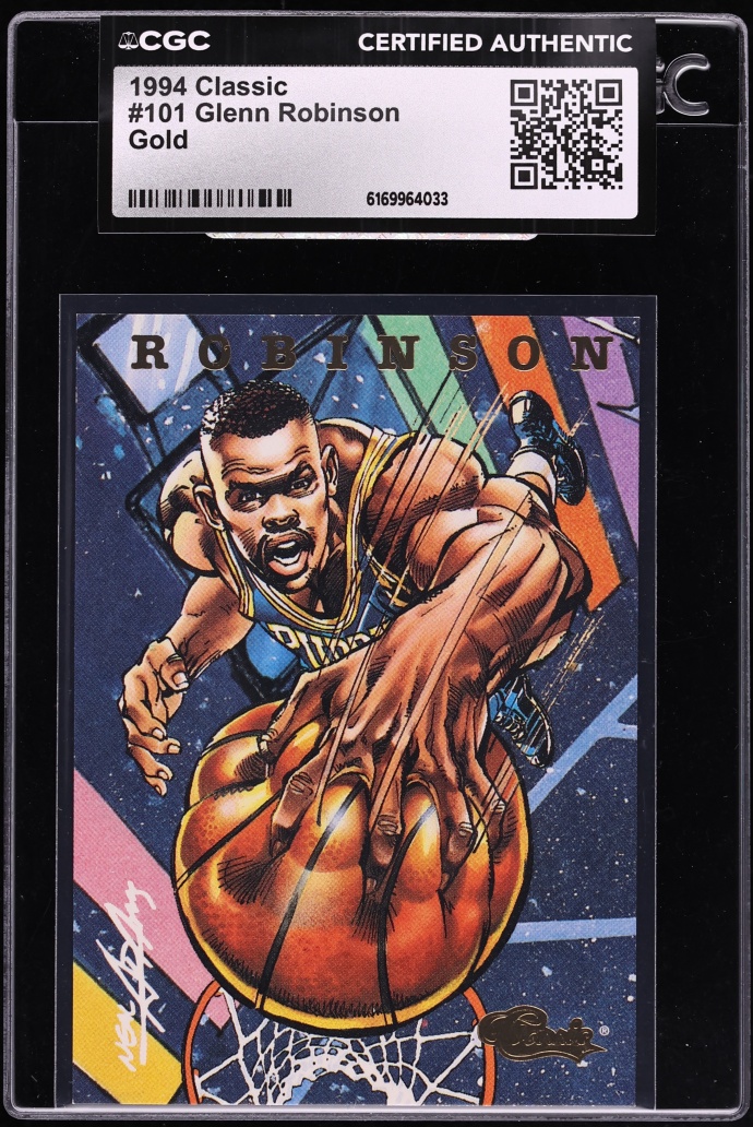 1994 Classic Gold Glenn Robinson #101 CGC AUTH