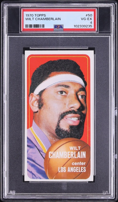 1970 Topps Basketball Wilt Chamberlain #50 PSA 4 VGEX