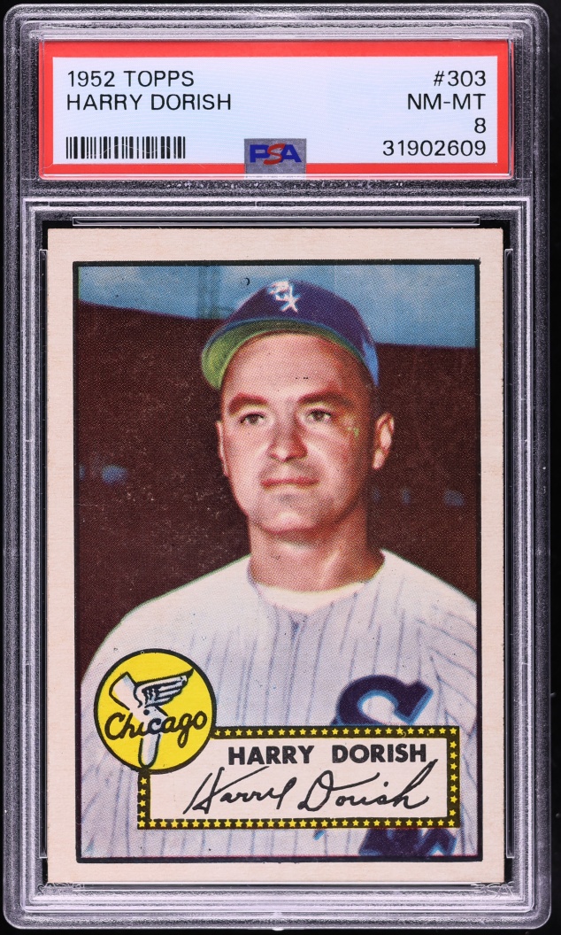 1952 Topps Harry Dorish #303 PSA 8 NM-MT