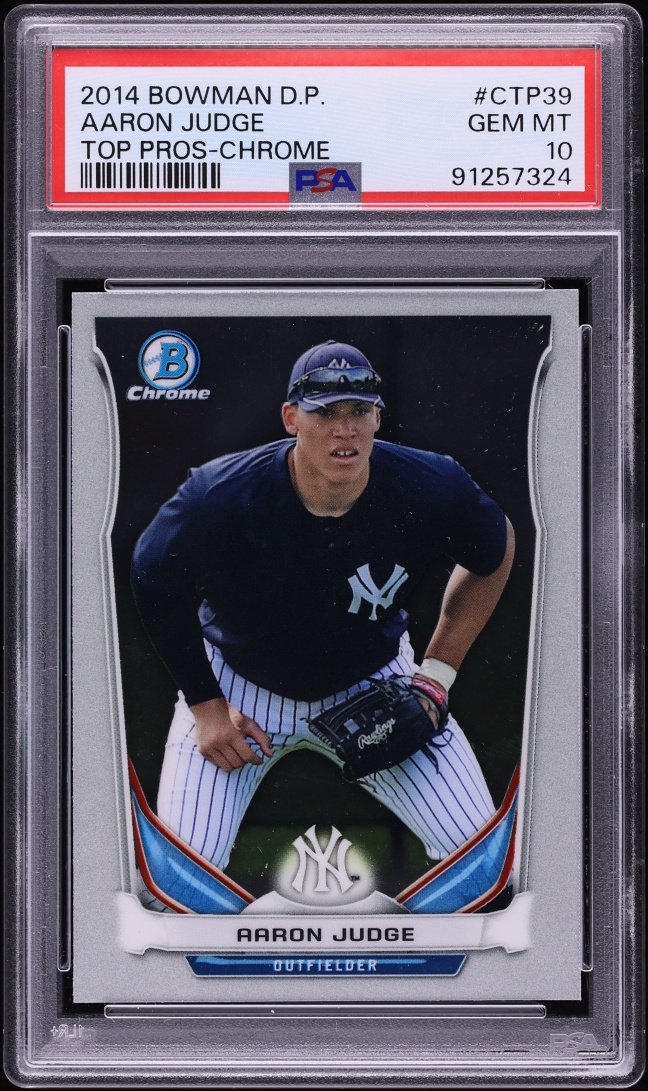 2014 Bowman Chrome Draft Picks Top Aaron Judge PROSPECT #CTP-39 PSA 10 GEM MINT