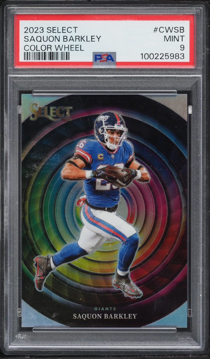 2023 Select Color Wheel Saquon Barkley #CW-SB PSA 9 MINT