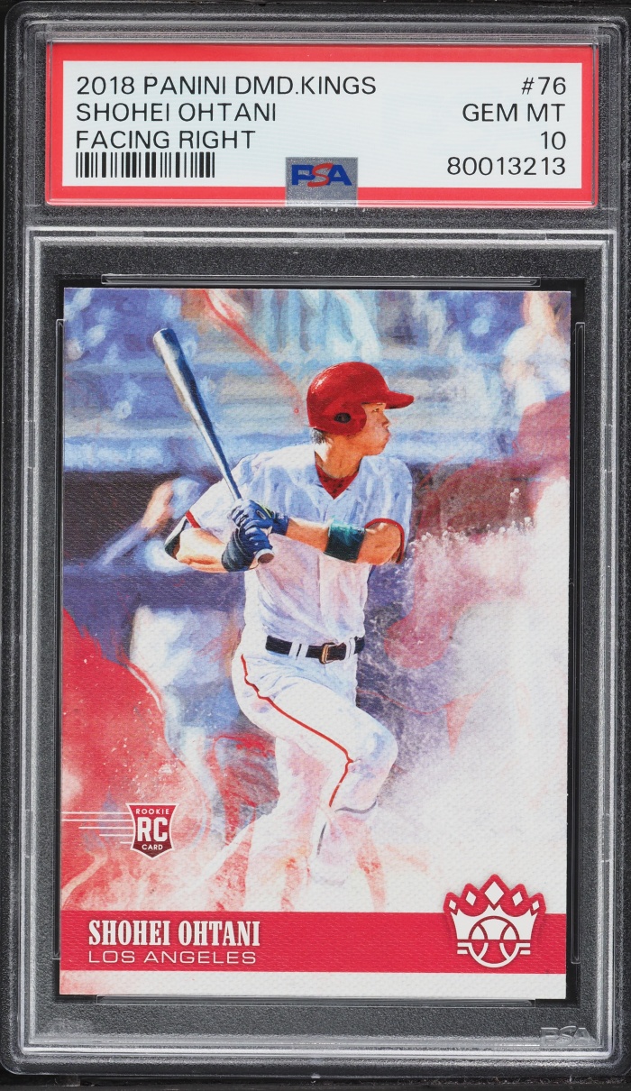 2018 Panini Diamond Kings Facing Right Shohei Ohtani ROOKIE #76 PSA 10 GEM MINT