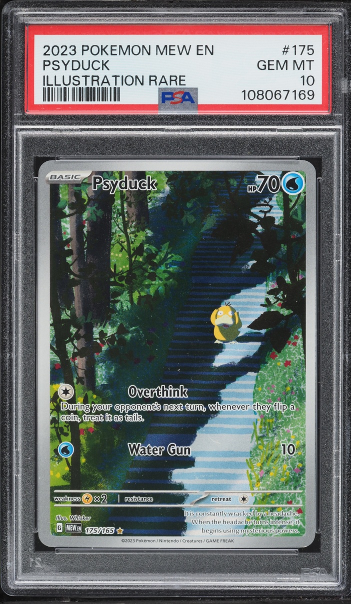 2023 Pokemon Scarlet & Violet 151 IR Psyduck #175 PSA 10 GEM MINT