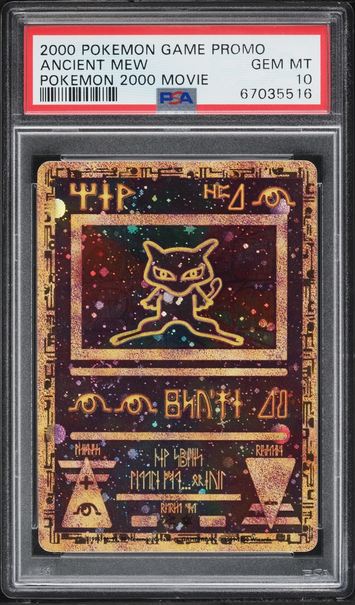 2000 Pokemon Movie Promo Ancient Mew PSA 10 GEM MINT